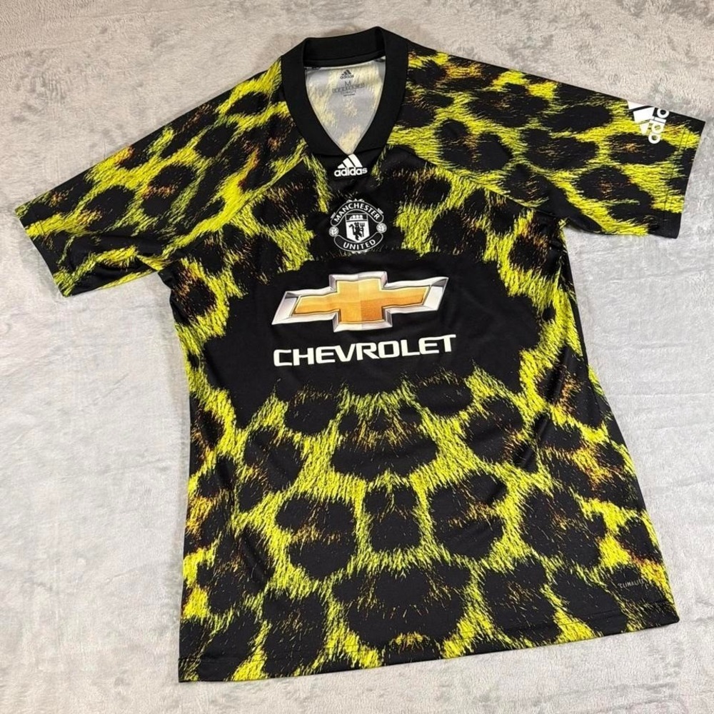 Authentic Fifa Ultimate Team Adidas Manchester United Jersey | Black/Yellow | M